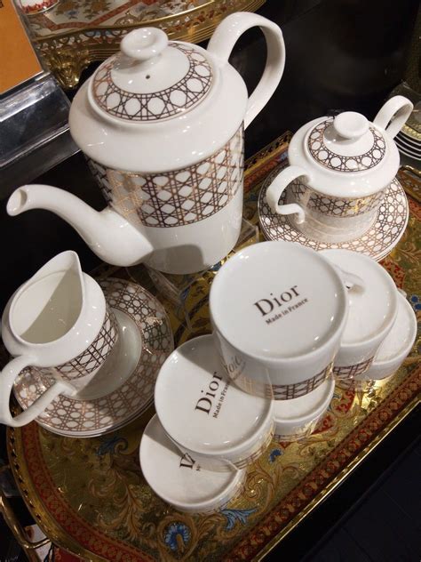 dior cups|dior teapot.